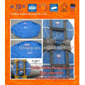 Polyester Tarpaulin PVC Coated Canvas Fabric for Industrial and Marine Covers